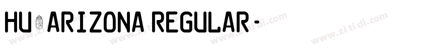 Hu_Arizona Regular字体转换